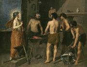 Diego Velazquez Apollo in the Forge of Vulcan oil on canvas